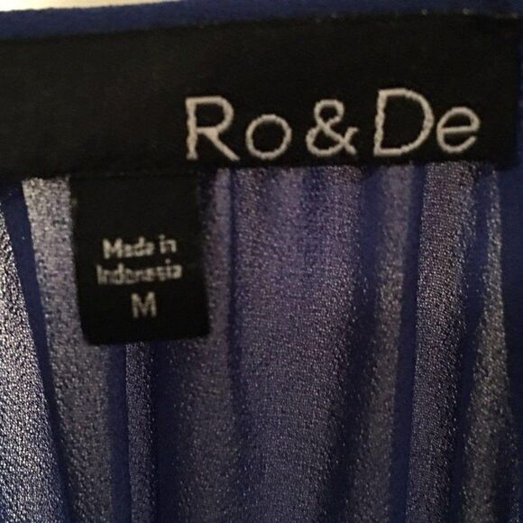 Ro&De blouse blue size m - Picture 6 of 6